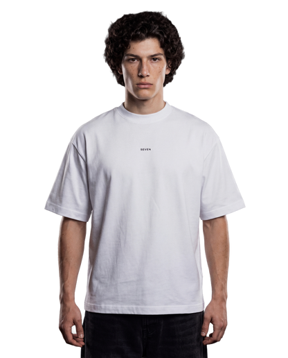 men's oversize t-shirt with black logo