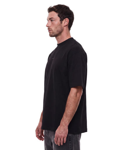 men's oversize t-shirt with black logo