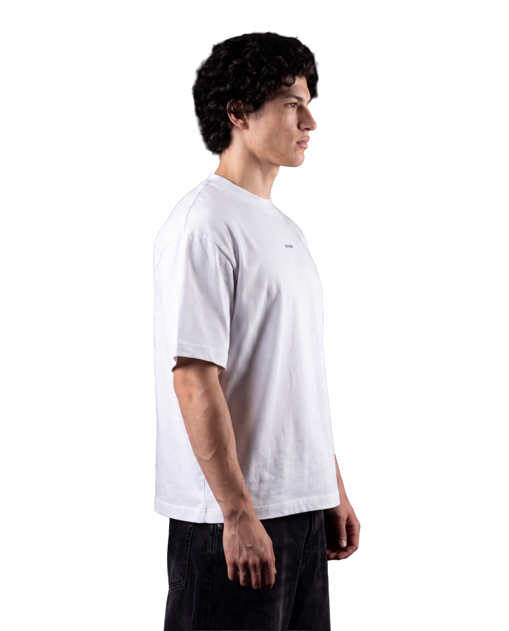 men's oversize t-shirt with black logo