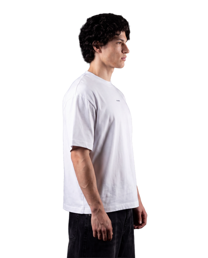 men's oversize t-shirt with black logo