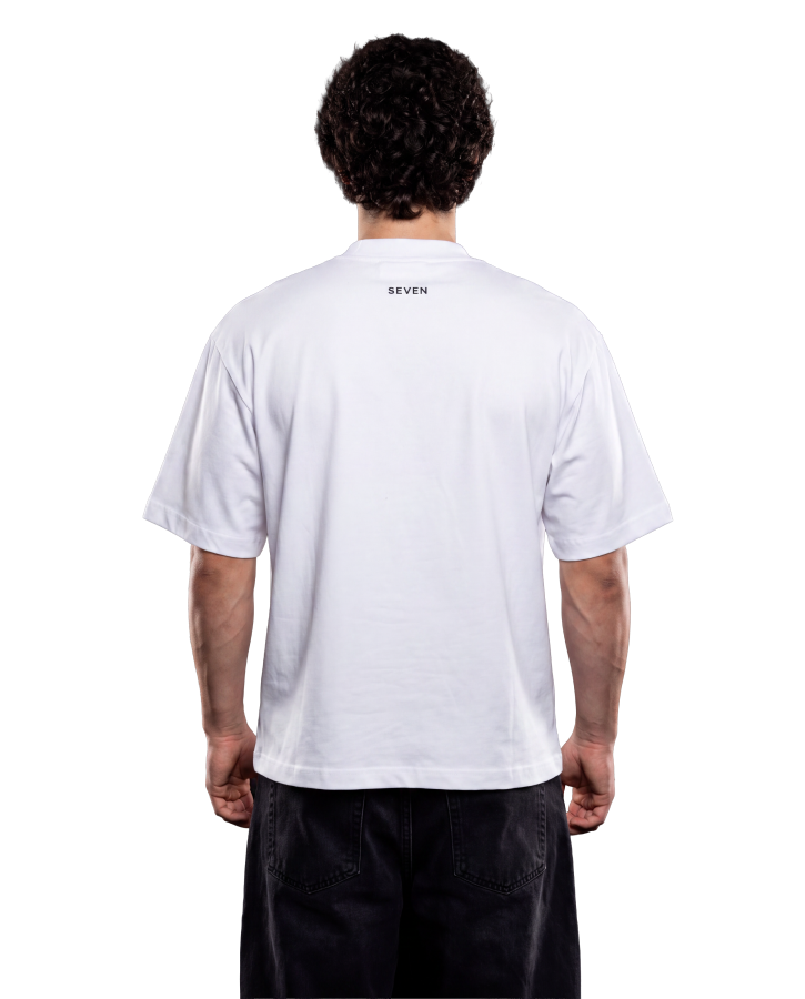 men's oversize t-shirt with black logo