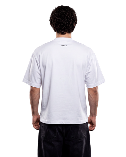 men's oversize t-shirt with black logo