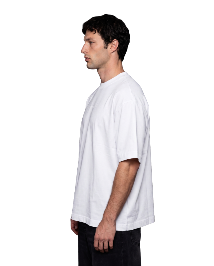 men's oversize t-shirt with white logo