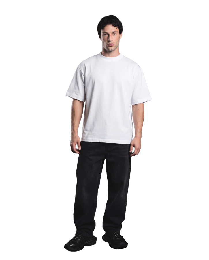 men's oversize t-shirt with white logo