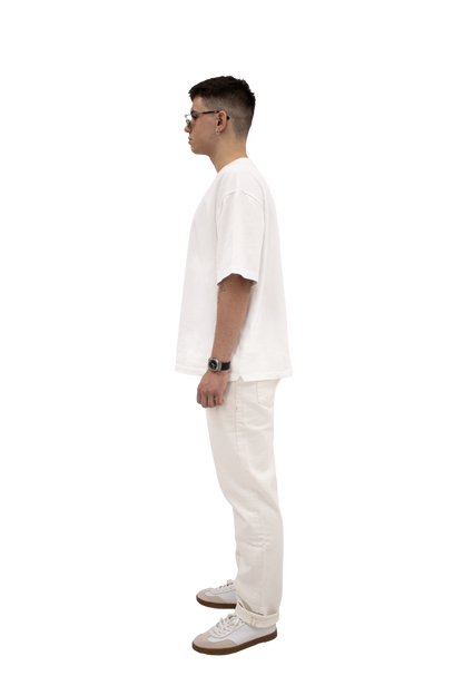 men's oversize t-shirt with white logo