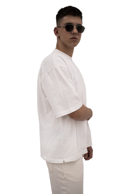 men's oversize t-shirt with white logo