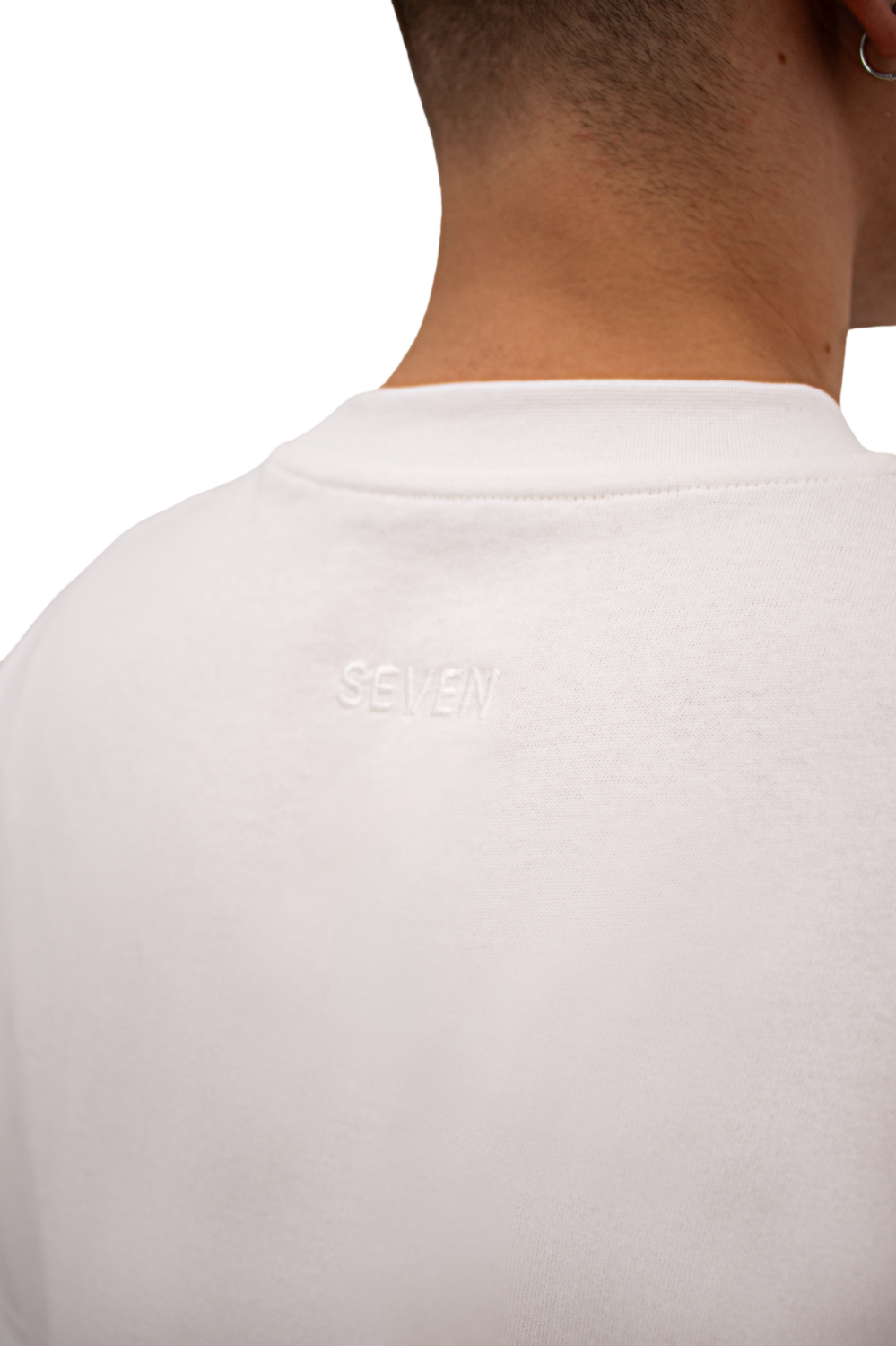 men's oversize t-shirt with white logo