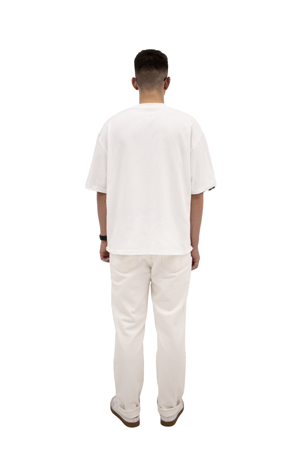 men's oversize t-shirt with white logo